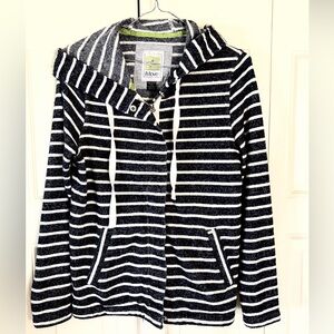 JI Move by FDJ Nautical, Quality jacket small. Zipper  Stripes Coastal Beach $22